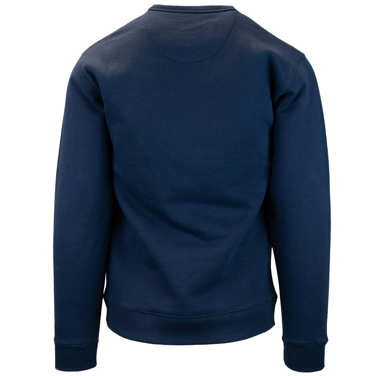 Utah state large print with pockets navy unisex crewneck sweatshirt